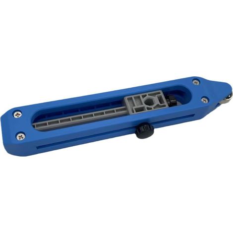 Sollbry Jauge de Contour Précise, Duplicateur de IrréGulièRe de Jauge de Contour avec Verrouillage, pour sol, tapis, pose de carrelage (bleu) (1/5)