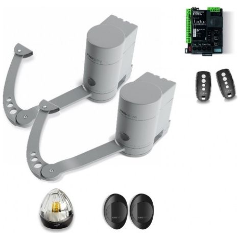 Kit Motorisation Portail Battant Automatisme Ouverture EA MINI MODUS 24 G8 KING GATES - Maxi 250 kg 2m par battant, 24V (1/5)