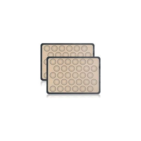 Doublure en silicone pour moules à macarons et à biscuits (2 pièces) (1/5)
