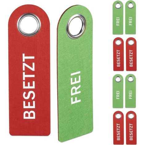 Door Sign Occupied Free Set of 10 (1/5)