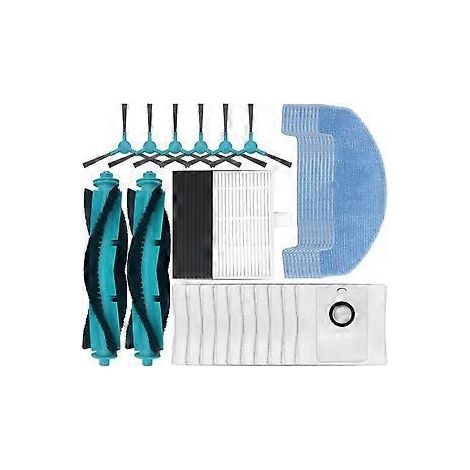 38-teiliges Set für 2499 Ultra Home Titanium Advanced / Atvel R80 Staubsauger Haupt- und Seitenbürste, Wischmopp, Filter und Staubbeutel