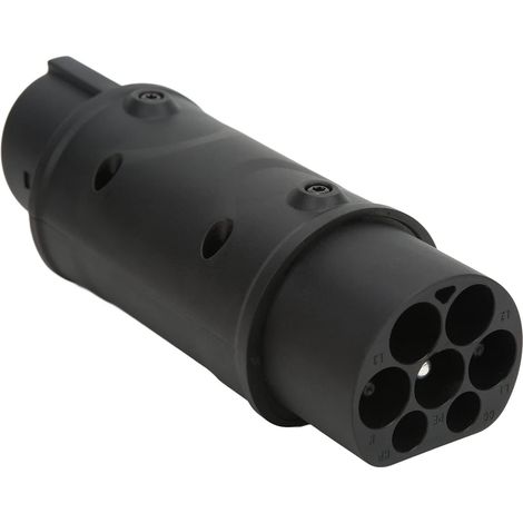 Type 2 to Type 1 Electric Car Charging Adapter, EVSE Connector 16A 32A 230V 7.2KW with IP54 Protection and UL94-V-0 Flame Retardant for Electric Vehicle (1/5)