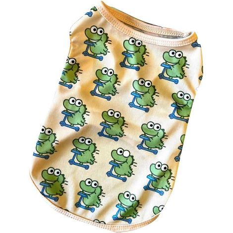 Gilet pour chien à motif mignon, respirant et tendance, vêtement de printemps-été pour chiens de petite et moyenne taille (1/2)