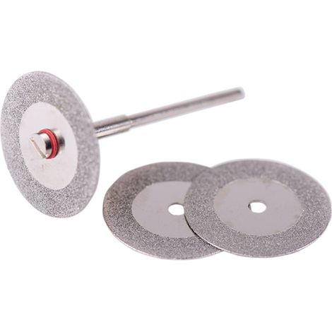 Multirex – Jeu de disques diamantés 25 mm – Lot de 3 disques – Pour découpe précise de métal, bois, plastique et céramique – Compatible mini perceuse (1/3)