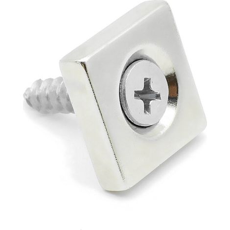 Neodym-Plattenmagnet mit Schraubenlöchern, 14 x 14 x 3 mm, rechteckig, Hunter