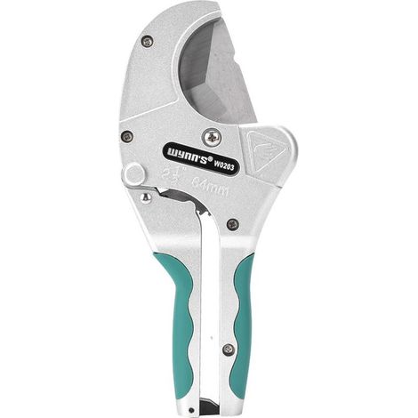 Cortatubos de PVC, Cortatubos de PE, Cortatubos W0203 de 64 mm (2-1/2 pulg.), Tijeras para cortar tubos de PVC, PP, PU y PE. (1/5)