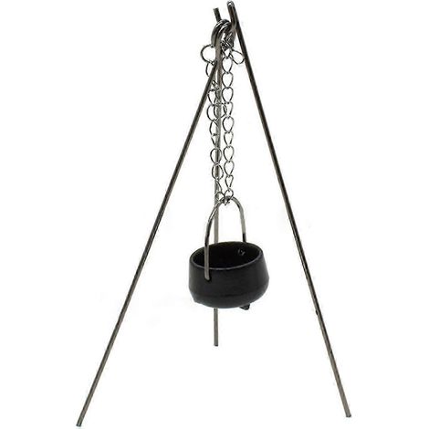 Mini pot miniature suspendu pour maison de poupée, figurine de chaudron miniature décorative pour maison de poupée-B