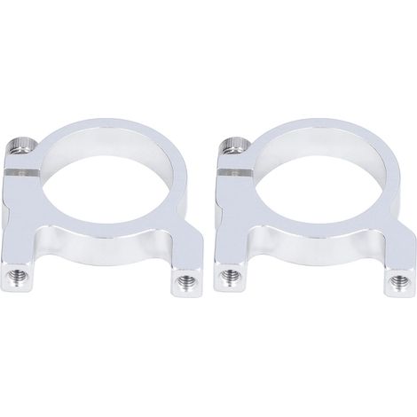 2 Stück Klemmhalterung, 1 Seite, 2 Pfosten, M4-Gewinde, Aluminium, Klemmbefestigung, Roboterwellenzubehör 3400-0032-1000, 1 Zoll (1/5)