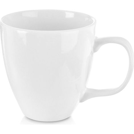 Tazza Mona in porcellana bianca da 400 ml (1/4)