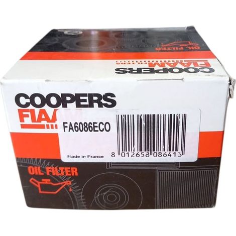 Filtro olio motore marca coopers fiaam codice filtro fa6086eco