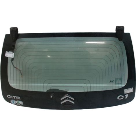[PRODUIT D'OCCASION] Glace Lunette Arriere CITROEN C1 I Phase 1 2005-2008 ♻️ Ref Oe. 1607984280 - Garantie à vie (1/2)