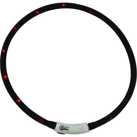 Collier lumineux, LED, Ø20cm/70cm, noir