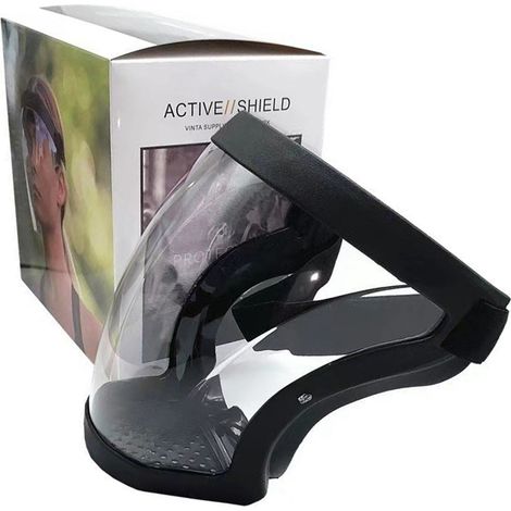 Écran facial anti-buée anti-éclaboussures grand espace léger confortable transparent protection intégrale du visage (1/5)