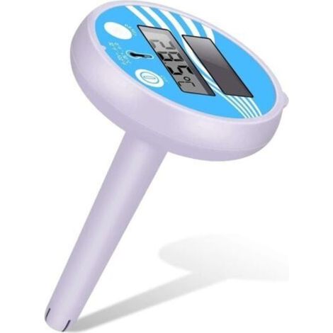 Gotrays – Thermomètre de piscine numérique flottant – PVC incassable – Plage de mesure jusqu'à 50°C – Pour piscines, spas et aquariums (1/5)