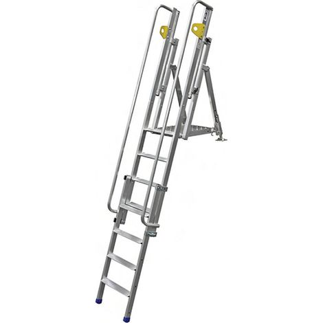 Piattaforma con ruote de 3 gradini - Altezza massima di lavoro 2.75m - N111.202