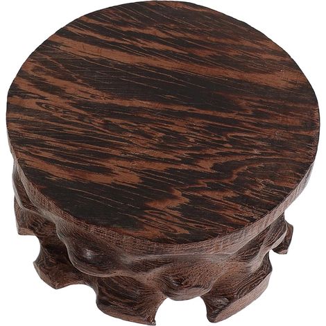 Support en bois pour pots de fleurs d'intérieur, présentoir pour plantes en forme de poule (1/5)