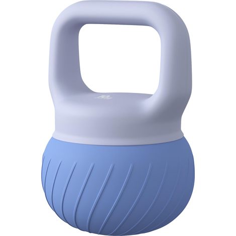 Kettlebell 10 kg, haltère avec poignée Antidérapante ergonomique, haltère à boule, musculation, entraînement, Bleu (1/5)