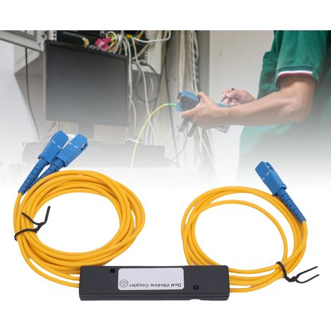Câble d'extension de modem à fibre optique de qualité professionnelle pour télécommunications, répartiteur de fibre optique 1 vers 2, BT-1X2-SC/UPC-1M (1/5)