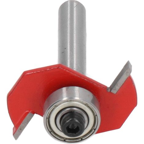 Fraise à rainurer en alliage d'acier au tungstène, à bord droit, queue de 1/4", 1/8". (1/5)