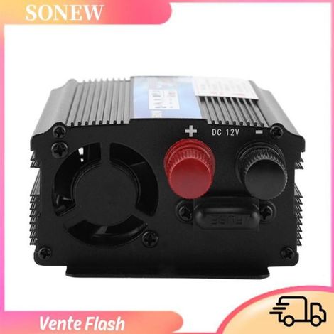 Onduleur Solaire - Convertisseur 12 V Vers 220 V 500 W - Pour Camping Voiture Piscine - 1 Pièce (1/5)