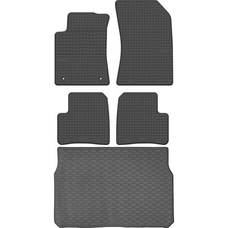Ensemble de tapis de sol en caoutchouc pour Citroën C3 III Berline (2017-2024) + tapis de coffre