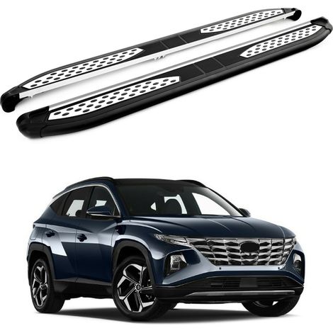 TURTLE kompatibel mit Hyundai Tucson (Nx4) 2022-2025 Trittbrett Plus Schwarz