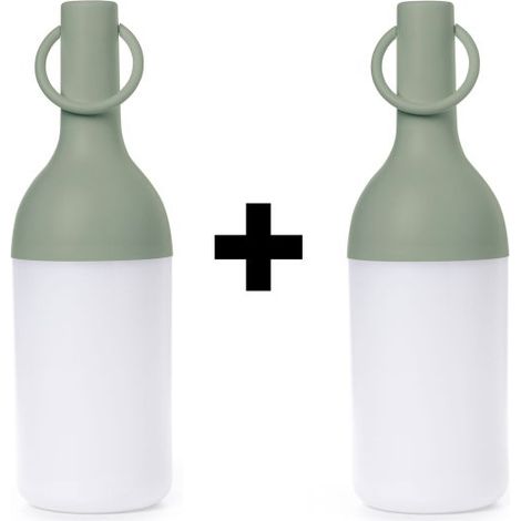Sompex ELO Baby Lampada Ricaricabile Luce da Esterno Verde Oliva2Pz (1/2)
