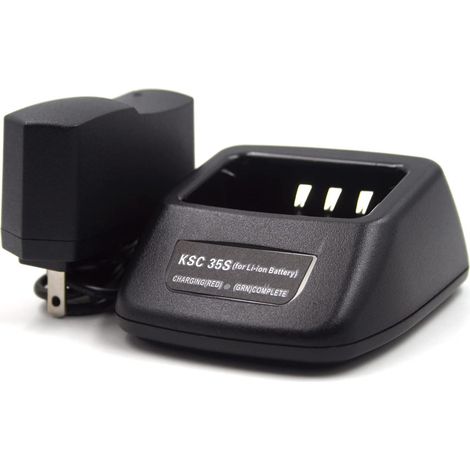 Passendes Schnellladegerät für Kenwood-Funkgeräte TK-2200, TK-2200L, TK-2206, TK-2202, TK-2207, TK-2207G, TK-3000, TK-3200, TK-3400, KNB-45L, KNB-63L, KNB-65L und Lithium-Ionen-Akkus