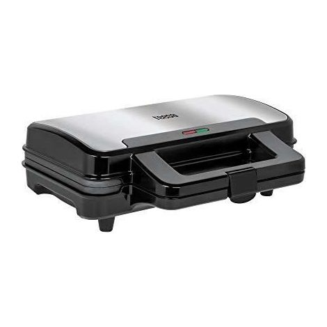 Teesa TSA3225 2 Belgisches Waffeleisen Schwarz TSA3225