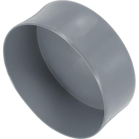 Embout Caoutchouc 130mm ID Gris Clair 80mm Hauteur Embouts de Tuyau Ronds en Vinyle, en Plastique, pour Tubes, Clôtures, Poteaux, Meubles, Rampes (1/5)