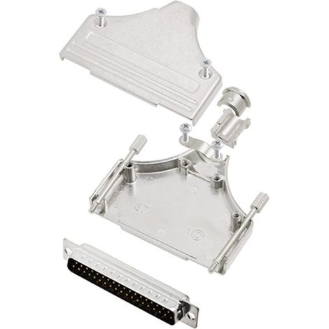 encitech MHDM-37-DBP-K 6355-0005-04 D-SUB Stiftleisten-Set 180 ° Polzahl: 37 Lötkelch 1 Set