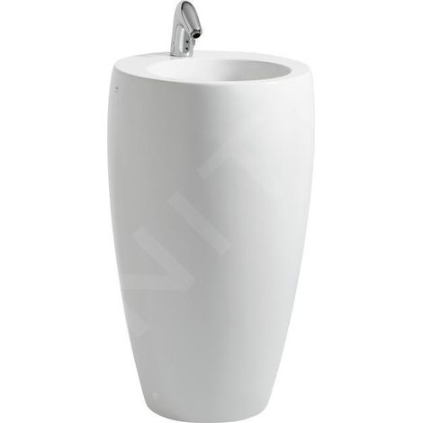 LAUFEN Alessi one Lavabo avec colonne intégrée, 1 trou pour