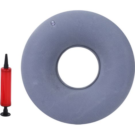 (Gris) Coussin siège orthopédique-anneau de siège hémorroïde anneau de siège décubitus (1/5)