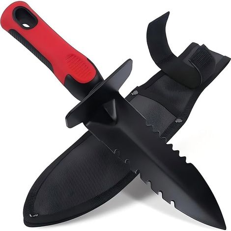 Pelle pour Détecteur de Métaux, Double Edge Shovel, Excavator Tool avec Sheath, pour la détection des métaux, Jardinage (1/5)