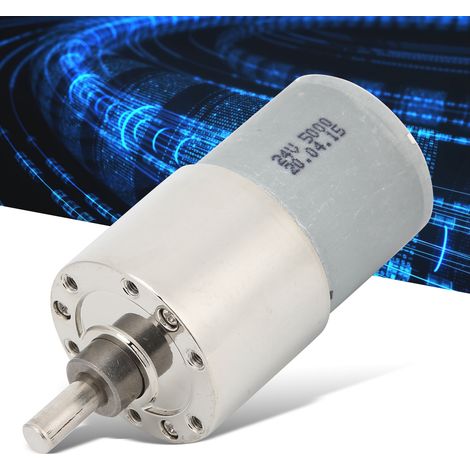 XD-37GB3530+ Miniatur-Gleichstrom-Getriebemotor, 24 V, niedrige Drehzahl, hohes Drehmoment, Permanentmagnet, 50 U/min (1/5)