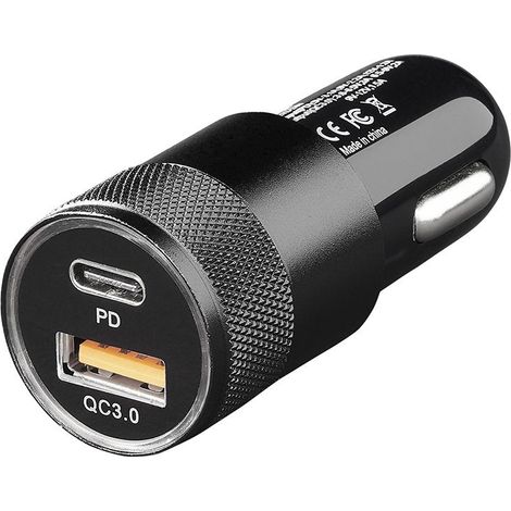 Caricabatterie rapido USB tipo AC 2 vie 1224V 3100mA