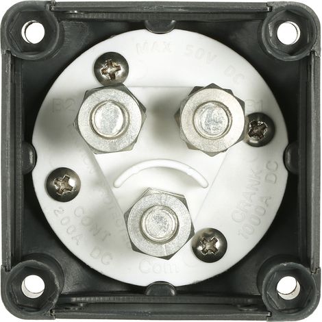 Decdeal Sélecteur de batterie double 12V/24V, 300A, principal 4 positions, pour voiture, camping-car, bateau (1/5)