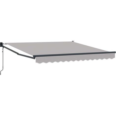 Store gris clair, 300 x 250 x 165 cm, polyester. (1/5)