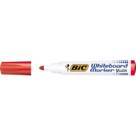 Velleda marcador pizarra blanca ecolutions 1701 punta redonda rojo caja -12u- (1/5)