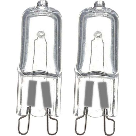 Ampoule G9, lampe halogène G9 à intensité variable, blanc chaud 2800K (33W 460 Lumen, 10 PCS) [Classe énergétique F] (1/4)