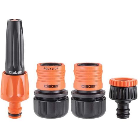 Kit de riego Claber 4 piezas Aquastop ajustable