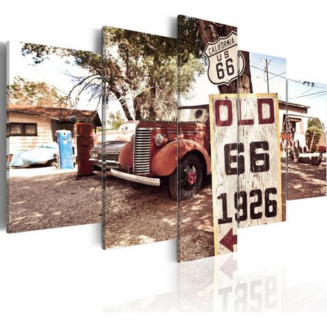 Tableau style vintage californien - 200 x 100 cm (1/4)