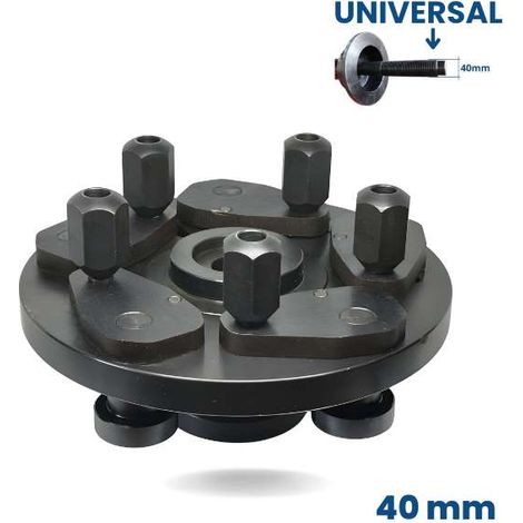 Soporte universal de liberación rápida para equilibradora de ruedas de 40 mm (ruedas con orificios cerrados) (1/5)