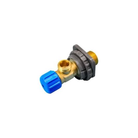Robinet d'arrêt pour réservoir de WC, 3/8 pouce. Compatible avec les appareils Geberit pour le raccordement d'eau des réservoirs de WC, notamment les modèles 212458, 240.189/269/752.001/K12088. - Crez (1/4)