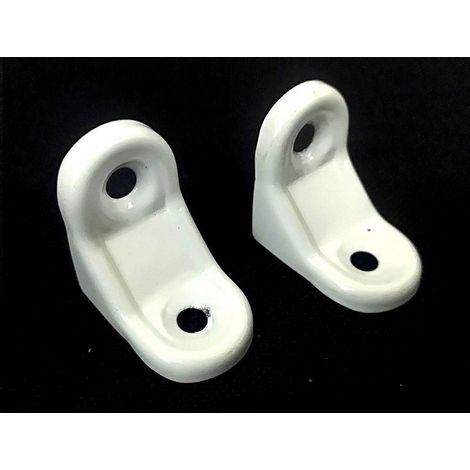 Trade Shop - Set 2pz Supporto Triangolo 30x30mm Reggi Mensola Casa Triangolare Metallo Fai Da Te -