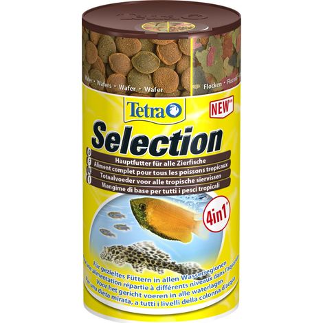 Menu Selection 4 aliment complet pour poissons tropicaux 45g/100ml - Tetra (1/2)