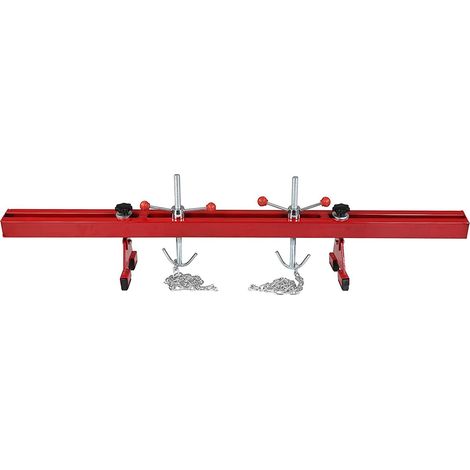 Youyijia Heavy Duty Engine Support Beam with 2 Thicken Chains Supports up to 500kg/1102lbs Ideal for Car Repair and Maintenance (1/5)