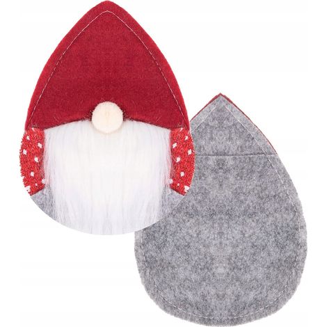 CUSTODIE DECORATIVE NATALIZIE PER POSATE 10pcs