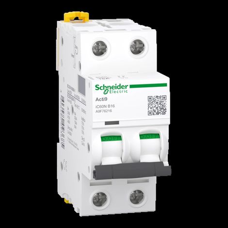 ACTI9 IC60N DISJ 2P 16A CRBE B ACTI9, IC60N DISJONCTEUR 2P 16A COURBE B SCHNEIDER ELECTRIC A9F76216