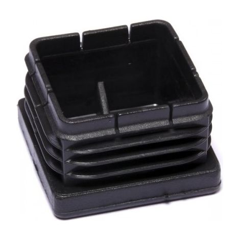 BRINOX b75685N-Embout intérieur carré 40x 40mm couleur Noir